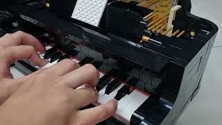 TWINKLE TWINKLE LITTLE STAR GRAND PIANO LEGO pianocover pianist [upl. by Andriana]