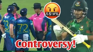 Sri Lanka Vs Bangladesh BIG DRS Controversy😡🔥 News Facts  SL vs BAN T20 Cricket [upl. by Letnom]