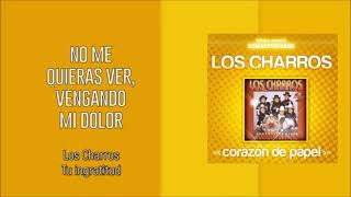 Los Charros Tu Ingratitud KARAOKE PARA CANTAR [upl. by Treulich]