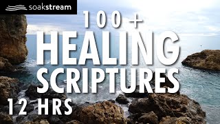 Bible Verses For Sleep  100 Healing Scriptures With Soaking Music  12 Hours 2020 [upl. by Ailis]