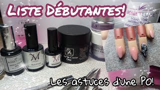 LISTE MATERIEL POUR LES DEBUTANTES ONGLES EN GEL  Prothésie Ongulaire [upl. by Dulcinea]