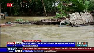 Banjir di Aceh Utara Menghanyutkan Rumah Warga [upl. by Benito643]