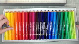 Holbein Coloured Pencil Unboxing 150 set [upl. by Naerda196]