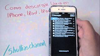 COMO DESCARGAR LIBROS EN IPAD IPHONE IPOD FORMATO EPUB NO JAILBREAK  Shullias [upl. by Mehsah]