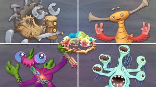 Ethereal Workshop Wave 3  All Monster Sounds amp Animations My Singing Monsters [upl. by Pressman]