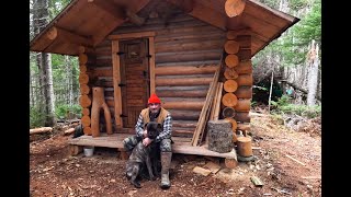 Remote Off Grid Log Cabin Western Newfoundland Canada [upl. by Norym987]