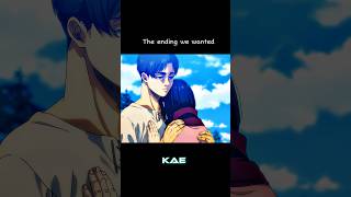 This AOT ending ❤️‍🩹Attack on titanerenandmikasa erenyeager aot amv animeedit [upl. by Meit]