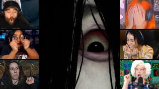 Sadako Jumpscare Reactions  Ringu Dead by Daylight [upl. by Elyrpa]