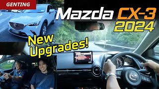 2024 New Mazda CX3 Tested on Highway amp Genting  Jinba Ittai All The Way  YS Khong Driving [upl. by Halik]