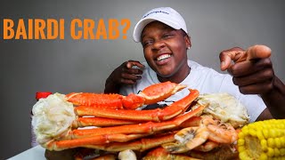 BAIRDI CRAB  SNOW CRABS  SHRIMP  CORN AND POTATOES  SEAFOOD MUKBANG [upl. by Rimaa]