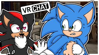 Movie Shadow Loves Movie Sonic In VRCHAT [upl. by Sidon133]