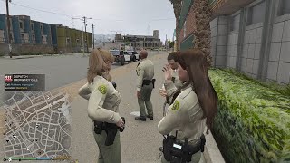 Gta 5 Lspdfr Playing AS A Female LASD City Of Compton  FPIU Patrol gta gta5 lspdfr [upl. by Akahs29]