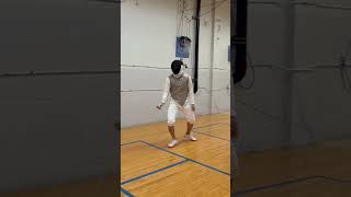 Slow motion attack fencing [upl. by Alemac]