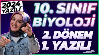 10Sınıf Biyoloji 2Dönem 1Yazılı 2024 yazılı biyoloji [upl. by Tai756]