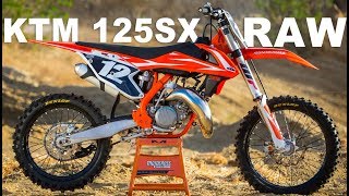 2018 KTM 125SX 2 Stroke RAW  Motocross Action Magazine [upl. by March]