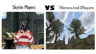 Skyrim Players Vs Morrowind Players [upl. by Feigin]