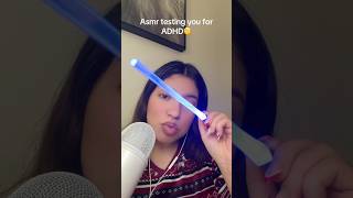 Asmr adhd testing on you 👀 asmr asmrvideo asmrsounds asmradhd adhd asmrforadhd [upl. by Htnicayh]