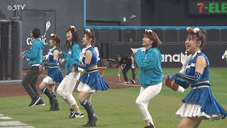 【完全版】ファイターズガールとＳＴＶアナウンサーがダンスでコラボ！「きつね」＆「ジンギスカン」 [upl. by Rodgiva]