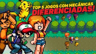 TOP 5  MELHORES ROMS DE POKÉMON com MECÂNICAS TOTALMENTE NOVAS de 2024 [upl. by Ysnap]