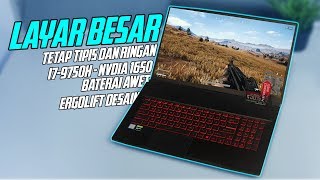 LAPTOP GAMING 17 INCH TAPI TIPIS DAN RINGAN  Performa Gak Karuan  MSI GF75 THIN 9SC Review [upl. by Lerual]