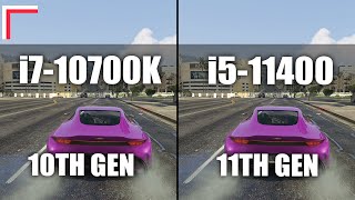 Intel Core i710700K vs Intel Core i511400 — Test in 10 Games 1080p 1440p [upl. by Eltsirhc788]