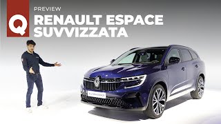 Renault Espace 2023 Cambia forma e punta tutto sullibrido [upl. by Eisac210]