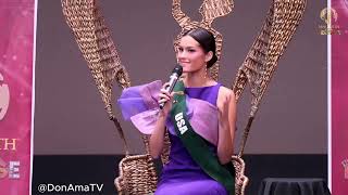 HALF FILIPINA MISS USA AT MISS EARTH 2024 INTELLIGENCE amp ENVIRONMENTAL AWARENESS ROUND [upl. by Tevlev]