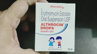 medicine review Althrocin drops uses side effects complications [upl. by Cybill]