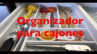 DIY organizador para cajones de la cocina [upl. by Mazman]