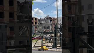 building demolition construction  Blagnac France [upl. by Claresta]