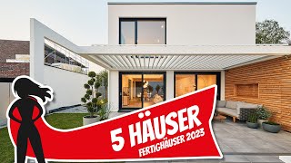 Fertighaus bauen Top 5 Fertighäuser 2023  Hausbau Helden [upl. by Naginarb7]