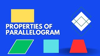 Properties of Parallelogram  Class 9th [upl. by Leak]