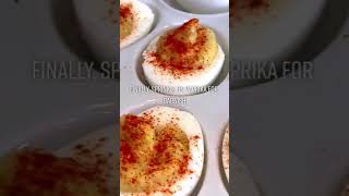 Deviled Eggs Recipe for Thanksgiving shorts [upl. by Arocal]