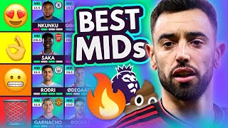 FPL 202425  MIDFIELDERS TIER LIST  Best Midfield For Your GW1 Fantasy Premier League Team [upl. by Kamin992]