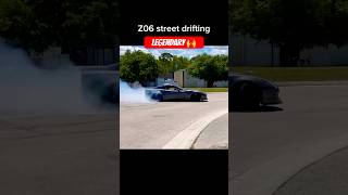 Z06 Street drifting like a rockstar 🙌 z06 drifting shorts [upl. by Tammi660]