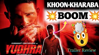 Yudhra Official Trailer Review  Siddharth amp Raghav Juyal New Movie YUDHRA Trailer Review [upl. by Trever]