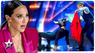 CRAZY Auditions That Left The Judges BAFFLED on Got Talent [upl. by Naujtna]