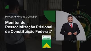 CONASEP Monitores de Ressocialização Prisional na Constituição Federal [upl. by Xino339]