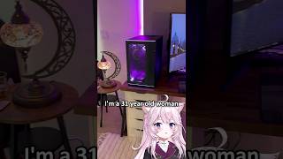 31 Year Old Catgirl VTuber Streaming Setup [upl. by Aurelie674]