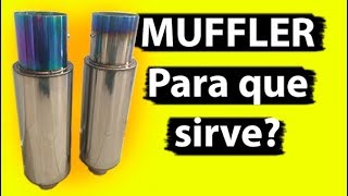 👉 Muffler PARA QUE SIRVE  RESONADOR SILENCIADOR JDM [upl. by Teryl]