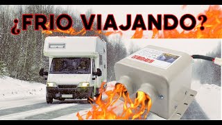 🔥Calefaccion  calefactor a 12v para Auto caravana camper🔥 Frio en ruta Calefacción camper [upl. by Anagrom556]