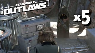 Où trouver des Marchands JAWAS x5 amp lINJECTEUR à SALVE  STAR WARS OUTLAWS [upl. by Ariaic]