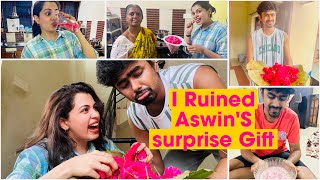 I Ruined Aswin’s Surprise Gift  Diya Krishna  Ozy Talkies [upl. by Sherrie768]