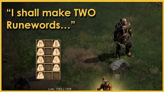 TWO epic Runewords  D2R Runeword session [upl. by Anitrebla]