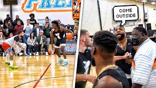 Trouble Team VS Ballislife West Coast GONE EXTREMELY WILD 5v5 Basketball [upl. by Ahsetal762]