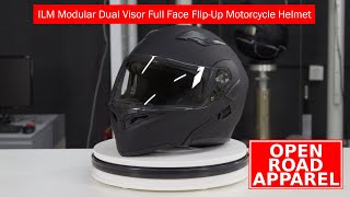 ILM Modular Dual Visor Full Face FlipUp Motorcycle Helmet [upl. by Cuyler]