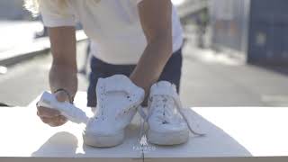 Entretien Sneakers en Cuir lisse [upl. by Norina]