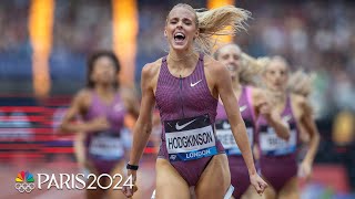 Keely Hodgkinson STUNS in women’s 800m at London Diamond League  NBC Sports [upl. by Ekul]