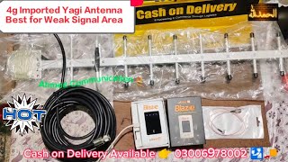 4g Imported Yagi Antenna With Ufone Blaze Device Delivered to Jacobabad Best for Weak Signal Areas [upl. by Artie]