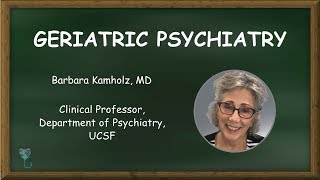 Geriatric Psychiatry  Complete Lecture  Health4TheWorld Academy [upl. by Cati259]